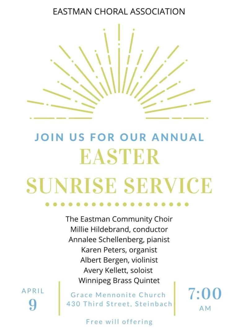 Join Us for the 2023 Easter Sunrise Service